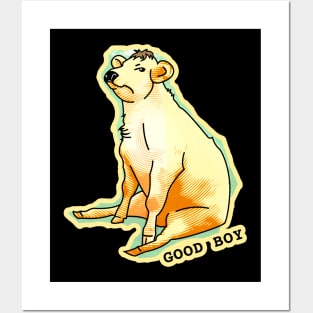 Good Boy (Cow) Posters and Art